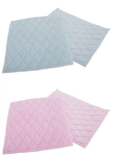 2 pack of guilted microfibre pads