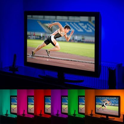 GloBrite Colour Changing 50cm 5v LED Strip USB TV PC Computer Light Lighting KIT