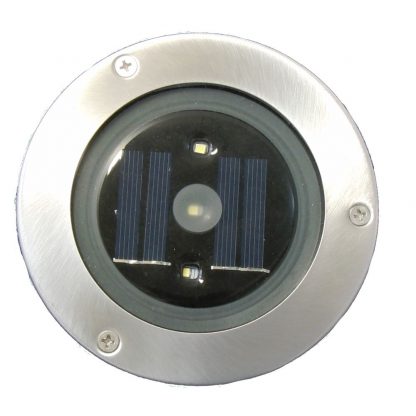 Recessed floor light LED round 12cm solar