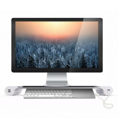Kawkaw SpaceBar monitor stand with 4 USB-Slots