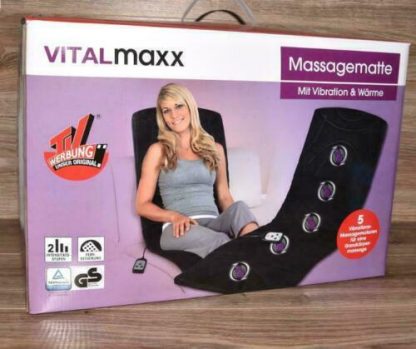Massage Mat Vibration By Vitalmaxx Heat Function 3-Zone Remote Control